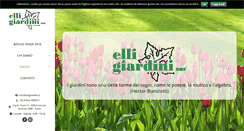 Desktop Screenshot of elligiardini.it