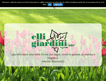 Tablet Screenshot of elligiardini.it